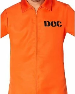 Adult Department Of Corrections Prisoner One Piece Costume -Spook & Style Shop 00580803 c