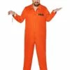 Adult Escaped Convict Plus Size Costume
