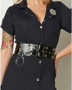 Adult In The Line Of Duty Cop Costume -Spook & Style Shop 00658781 c