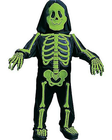 Toddler Totally Skelebones One Piece Costume 4 Toddler Totally Skelebones One Piece Costume - Image 4