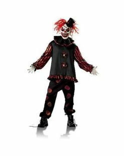 Adult Red Carver The Clown Costume