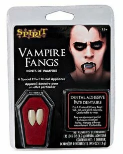 White Vampire Fangs -Spook & Style Shop 01097559 c