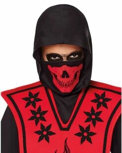 Kids Red Skull Ninja Costume -Spook & Style Shop 01099522 c