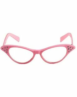 '50s Pink Rhinestone Glasses