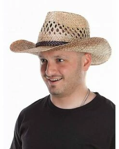Western Seagrass Hat -Spook & Style Shop 01199074 b