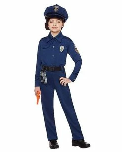 Kids Police Officer Costume -Spook & Style Shop 01226430 c