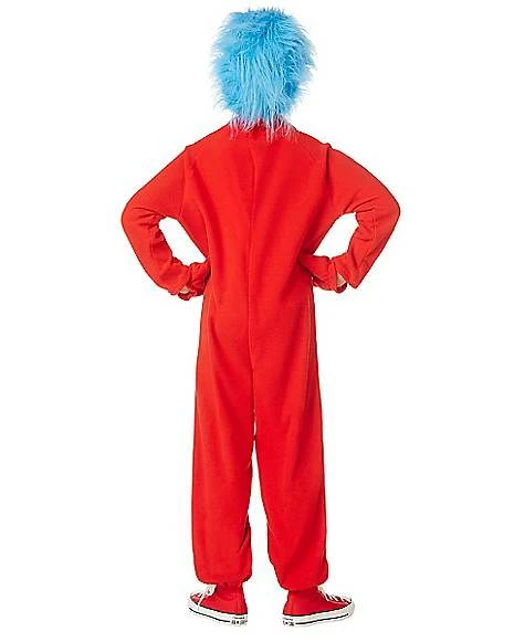Kids Thing 1 And Thing 2 One Piece Costume - Dr. Seuss 4 Kids Thing 1 And Thing 2 One Piece Costume - Dr. Seuss - Image 4