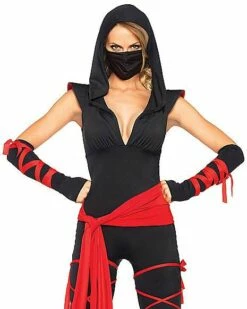 Adult Deadly Ninja Jumpsuit Costume -Spook & Style Shop 01256981 f