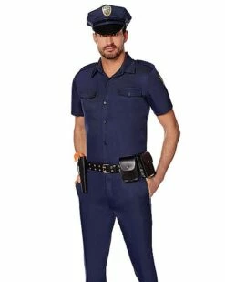 Adult Police Officer Costume - Deluxe -Spook & Style Shop 01261387 a
