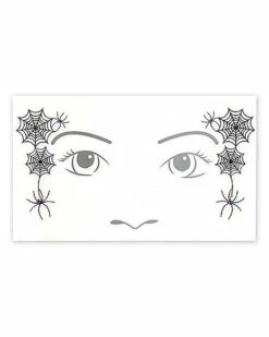 Kids Witch Face Tattoo Decal