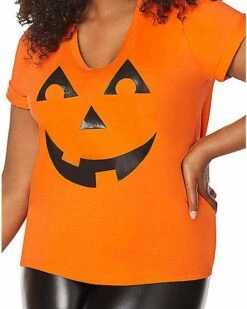 Pumpkin T Shirt -Spook & Style Shop 01267228 c