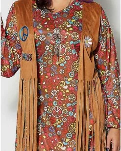 Adult Peace And Love Hippie Costume -Spook & Style Shop 01271212 b