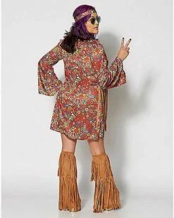 Adult Peace And Love Hippie Costume -Spook & Style Shop 01271212 d
