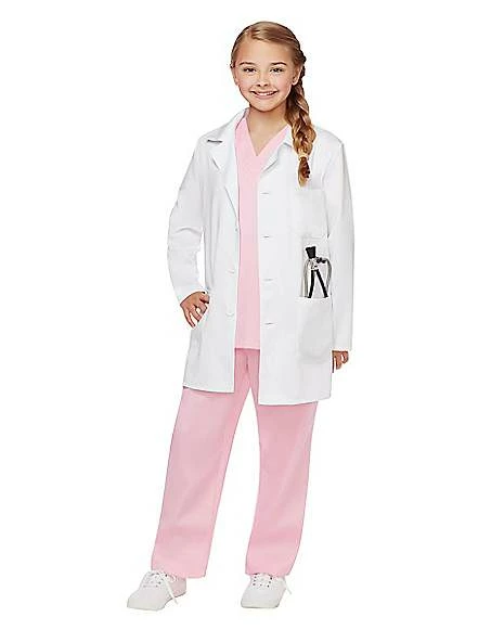 Kids Pink Doctor Costume 2 Kids Pink Doctor Costume - Image 2