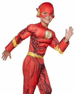 Kids Flash Costume Deluxe - DC Comics -Spook & Style Shop 01274984 c