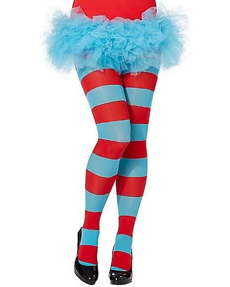 Thing 1 And 2 Striped Tights - Dr. Seuss 1 Thing 1 And 2 Striped Tights - Dr. Seuss