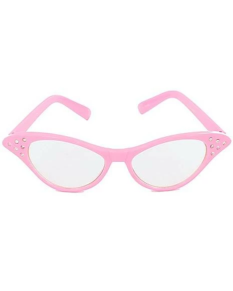 '50s Black Rhinestone Cat Eye Glasses 3 '50s Black Rhinestone Cat Eye Glasses - Image 3