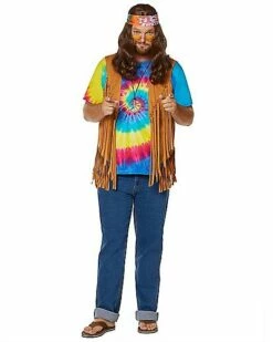 Fringed Suede Hippie Vest -Spook & Style Shop 01297191 a