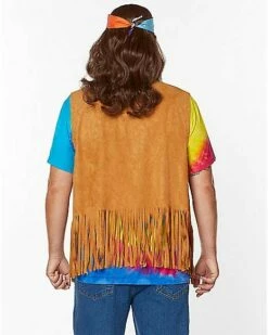 Fringed Suede Hippie Vest -Spook & Style Shop 01297191 c