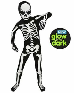 Kids Glow In The Dark Skeleton Morphsuit Costume -Spook & Style Shop 01303320 b