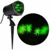 Whirl-A-Motion LED Green Spiders Projection Spot Light