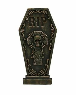 2 Ft RIP Skull Tombstone