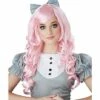 Pink Curls Doll Wig