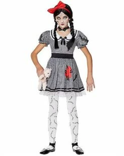 Kids Wind-Up Doll Costume