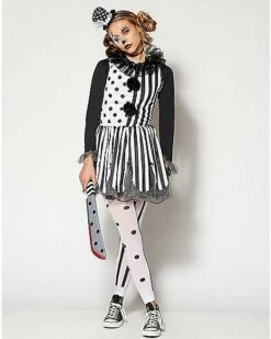 Adult Twisted Trickster Clown Costume -Spook & Style Shop 01346444 a