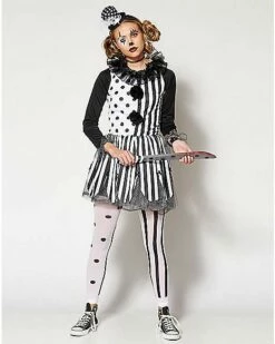 Adult Twisted Trickster Clown Costume -Spook & Style Shop 01346444 c