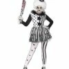Adult Twisted Trickster Clown Costume