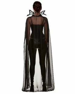 Adult Sheer Vampire Cape -Spook & Style Shop 01346543 b