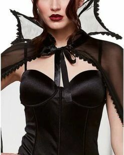 Adult Sheer Vampire Cape -Spook & Style Shop 01346543 c