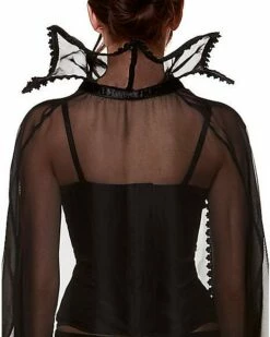 Adult Sheer Vampire Cape -Spook & Style Shop 01346543 d