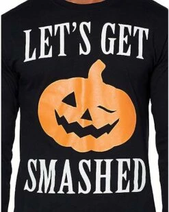 Let's Get Smashed Long Sleeve T Shirt -Spook & Style Shop 01353580 c