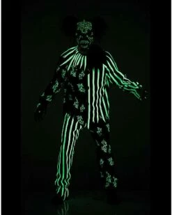 Kids Glow In The Dark Clown Costume -Spook & Style Shop 01356203 b