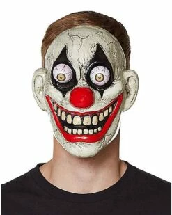 Googly Eye Clown Half Mask
