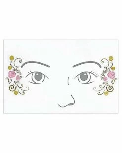 Kids Belle Face Decal - Beauty And The Beast