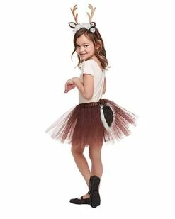 Kids Faux Fur Deer Costume Kit