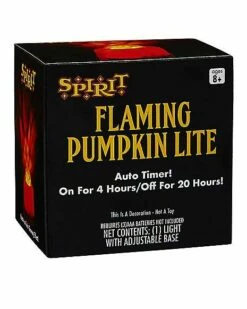 Flaming Pumpkin Lite -Spook & Style Shop 01369958 c