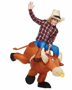 Kids Ride-On Inflatable Bull Costume