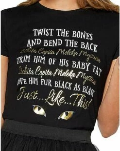 Twisted Bones Binx Spell T Shirt - Hocus Pocus -Spook & Style Shop 01383702 c