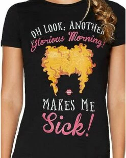 Glorious Morning T Shirt - Hocus Pocus -Spook & Style Shop 01383710 c
