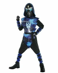Kids Light Up Extreme Lightning Ninja Costume