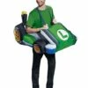 Adult Luigi Kart Inflatable Costume - Mario Kart