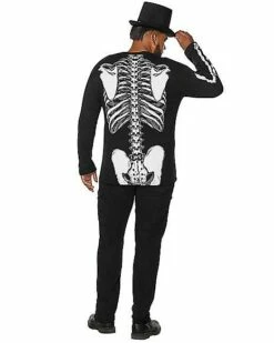 Long Sleeve Skeleton T Shirt -Spook & Style Shop 01395417 b