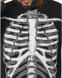 Long Sleeve Skeleton T Shirt -Spook & Style Shop 01395417 c