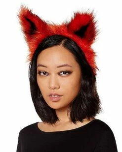 Faux Fur Fox Ear Headband -Spook & Style Shop 01401025 c