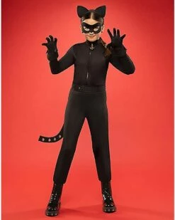 Kids Cat Noir Costume - Miraculous Ladybug -Spook & Style Shop 01407485 f