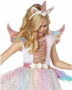 Kids Rosy Unicorn Costume -Spook & Style Shop 01412121 c